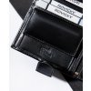 Rovicky Černá pánská elegantní peněženka s RFID L254