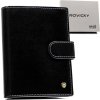 Rovicky Černá kožená pánská peněženka s RFID L252