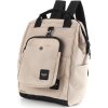 Himawari Béžový dámský cestovní batoh s kapsou na přenosné zařízení