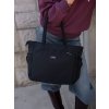 Peterson Černá dámská prostorná shopper kabelka