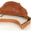 MARCO MAZZINI Camel dámská kožená taška přes rameno