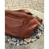 MARCO MAZZINI Camel dámská kožená taška přes rameno