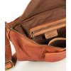 MARCO MAZZINI Camel dámská kožená taška přes rameno
