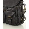 MARCO MAZZINI Dámská kožená brašna - černá (Velikost ONE SIZE)