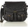 MARCO MAZZINI Dámská kožená brašna - černá