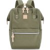 Himawari Voděodolný khaki dámský prostorný batoh