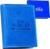 Always Wild modrá pánská peněženka  bez zapínání A259