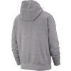 Šedá pánská mikina na zip Nike Sportswear Club Fleece Hoodie