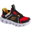Černo-červené chlapecké svítící tenisky Skechers Slip-Ins: Hypno-Flash 2.0 - Vexlux