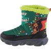 Tmavě zelené dětské sněhule s Grinchem Skechers Dr. Seuss Hypno-Flash 3.0 Too Late To Be Good (Velikost 32)