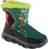 Tmavě zelené dětské sněhule s Grinchem Skechers Dr. Seuss Hypno-Flash 3.0 Too Late To Be Good (Velikost 32)