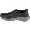 Černé pánské kožené tenisky Skechers Slip-Ins: Slade