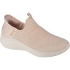 Béžové slip-on tenisky Skechers Ultra Flex 3.0 - Cozy Streak