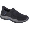 Černá kožená obuv Skechers Respected - Elgin Slip-ins