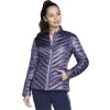 Fialová dámská bunda Skechers GO Shield Shine Jacket (Velikost L)