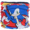 Červeno-modrý chlapecký nákrčník Sonic