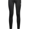 Černé dámské cyklistické legíny Jack Wolfskin Morobbia Tights W