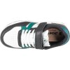 Bílo-černo-zelené chlapecké tenisky Joma Platea Low Jr 2515