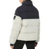 Béžovo-černá dámská péřová bunda Jack Wolfskin 365 Fearless Down Jkt W
