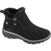 Černé semišové dámské kotníkové boty Skechers Easy Going - High Zip 2 (Velikost 37)