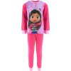Tmavě růžové dívčí bavlněné pyžamo Gabby's Dollhouse