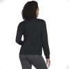 Černá mikina na zip Skechers Go Walk Everywhere Full Zip Hoodless