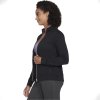 Černá mikina na zip Skechers Go Walk Everywhere Full Zip Hoodless