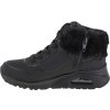 Černé dívčí kotníkové tenisky s kožíškem Skechers Uno - Fall Air (Velikost 29)