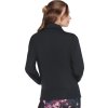 Černá dámská mikina Skechers Hoodless Hoodie Skechcloud Jacket