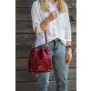 SOLIER červená dámská kabelka (Velikost ONE SIZE)