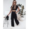 Dámská černá volnočasová souprava CHICBASE