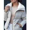 Smetanová dámská manšestrová bunda TRENDYGLAM
