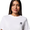 Bílé dámské tričko Columbia Rolling Bend Graphic SS Tee
