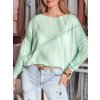Mint dámský asymetrický oversize svetr SENZIA