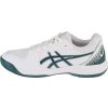 Bílo-zelené pánské tenisové boty ASICS Gel-Dedicate 8 Clay