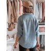 Dámská oversize džínová košile BLUJANES
