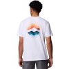 Bílé pánské tričko s potiskem Columbia Kettle River Outdoor Tee