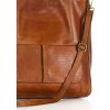 MARCO MAZZINI Camel dámská kožená shopper kabelka