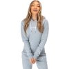 Dámská šedá mikina Justhype Scribble Logo Hoodie
