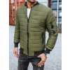 (Vel. XL) Khaki prošívaný bomber