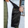 (Vel. XL) Khaki prošívaný bomber