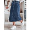 Tmavě modrá dámská džínová sukně VISTANO
