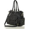 MARCO MAZZINI Černá prostorná taška (Velikost ONE SIZE)