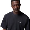 Černé pánské tričko s potiskem Columbia Cedar Trail Back Graphic Tee (Velikost L)