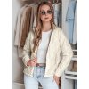 Dámská smetanová přechodová oboustranná bunda SYLVIAN