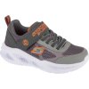 Šedé dětské svítící tenisky Skechers Meteor-Lights - Krendox (Velikost 27)