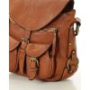 MARCO MAZZINI Dámská kožená brašna - camel (Velikost ONE SIZE)