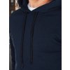 Tmavě modrá pánská mikina s kapucí
