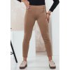 (Vel. L/XL) Camel dámské kalhoty s vysokým pasem MODSTORY (Velikost L/XL)
