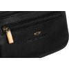 Peterson Černá kožená taška do ruky